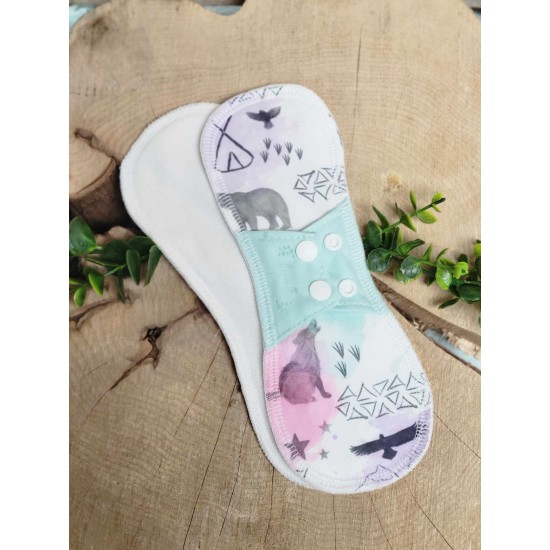 Watercolor woodland - Sanitary pads - Made to order - 3.0